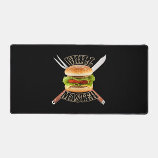 Grill Master Sprichwort Barbecue GRILLEN Design Schreibtischunterlage