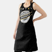 Grill Master Vater Barbecue Funny Hipster Schwarz Schürze (InSitu)