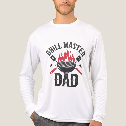 Grill Master Vater - Funny GRILLEN Father's Day Gi Tri-Blend Shirt (Vorderseite)