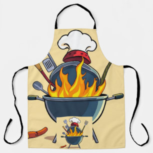 Grill Master Vater Schürze - Funny GRILLEN Koch Ge