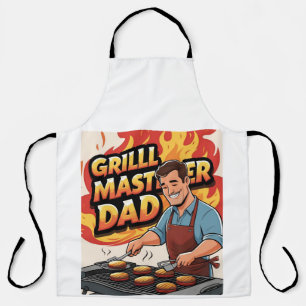 Grill Master Vater Smoky GRILLEN Schürze