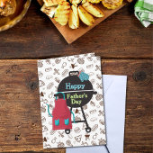 Grill Master-Vatertag-Karte mit Fun GRILLEN Thema Karte