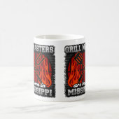 Grill Masters sind in Mississippi Geboren Kaffeetasse (Mittel)