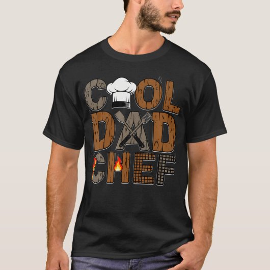 Grill Meister Dad Chef T-Shirt (Vorderseite)