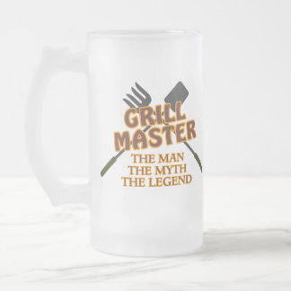 GRILL-MEISTER - DER MANN DER MYTHOS DIE LEGENDE MATTGLAS BIERGLAS