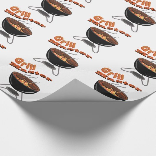 Grill-Meister Geschenkpapier (Ecke)
