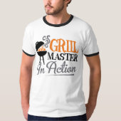 Grill-Meister in der Aktion T-Shirt (Vorderseite)
