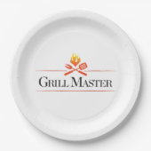 Grill-Meister Pappteller (Vorderseite)