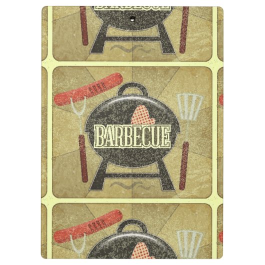 Grill-Menü Klemmbrett (Rückseite)