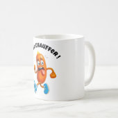 Grill mit Wurst: Es wird heiß! Kaffeetasse (VorderseiteRechts)