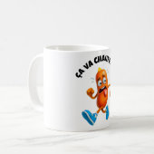 Grill mit Wurst: Es wird heiß! Kaffeetasse (Vorderseite Links)