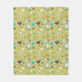 Grill-Muster Fleecedecke (Vorderseite)