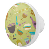 Grill-Muster Keramikknauf (Rechts)