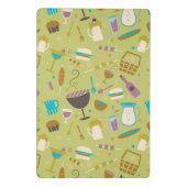 Grill-Muster Mini Klemmbrett (Rückseite)