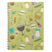 Grill-Muster Notizblock (Vorderseite)