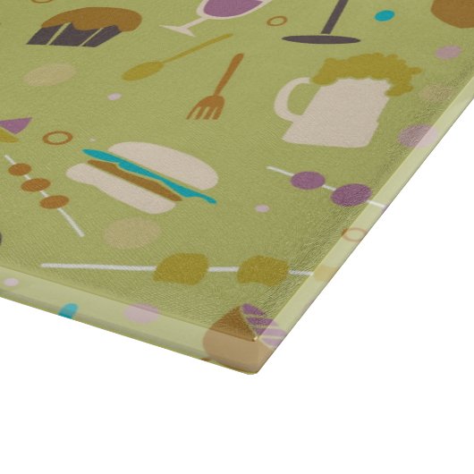 Grill-Muster Schneidebrett (Ecke)