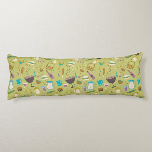 Grill-Muster Seitenschläferkissen (Rückseite)