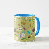 Grill-Muster Tasse (VorderseiteRechts)