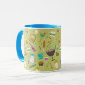 Grill-Muster Tasse (Vorderseite Links)