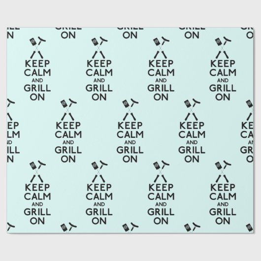 Grill On Geschenkpapier (Flach)