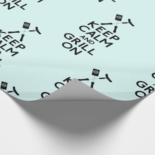 Grill On Geschenkpapier (Ecke)