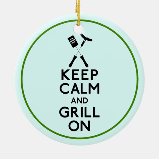 Grill On Keramik Ornament (Hinten)