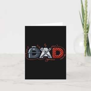 Grill Papa BBQ Pitmaster Vater Vatertag Karte