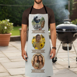 Grill Papa Mein Papa Unser Papa Foto Schürze