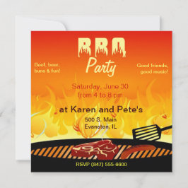 Grill-Party Einladung