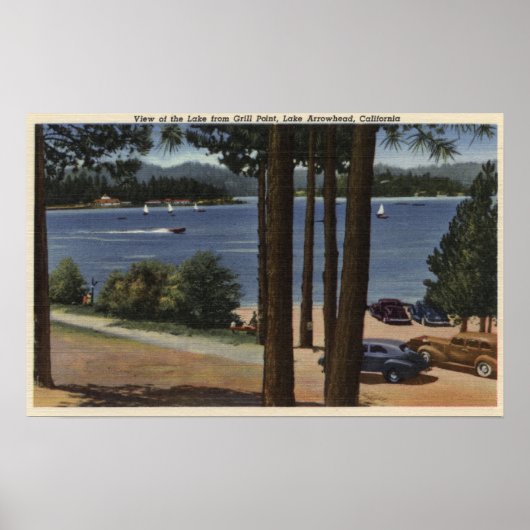 Grill Point View Lake Poster (Vorne)