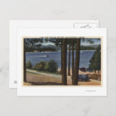 Grill Point View Lake Postkarte (Vorne/Hinten)
