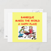 Grill Postkarte (Vorne/Hinten)