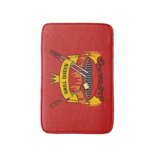 Grill Queen Badematte (Vorderseite Vertikal)