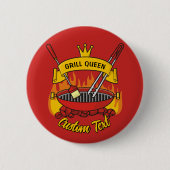 Grill Queen Button (Vorderseite)