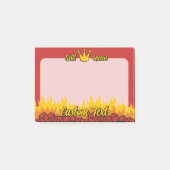 Grill Queen Crown Post-it Klebezettel (Vorderseite)