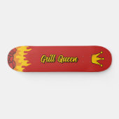 Grill Queen Crown Skateboard (Horizontal)