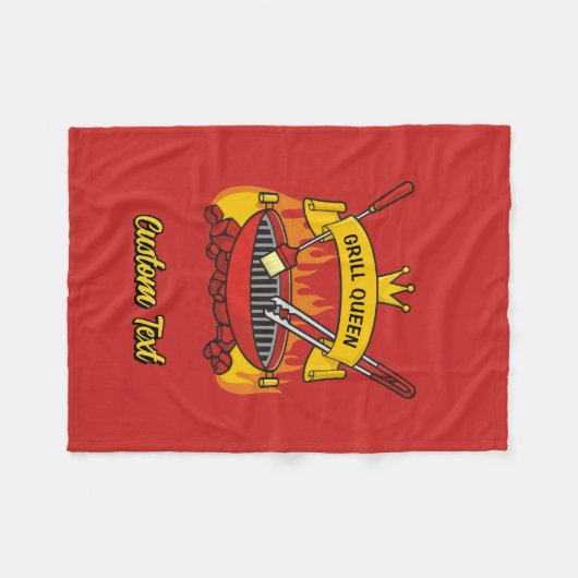 Grill Queen Fleecedecke (Vorderseite (Horizontal))