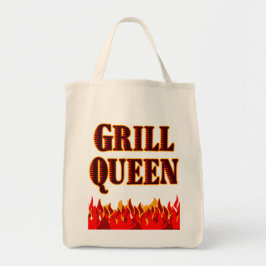 Grill Queen Funny GRILLEN Sprichwort Tote Bag Tragetasche