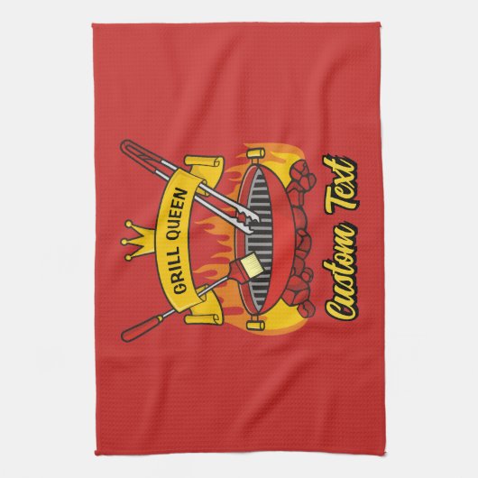 Grill Queen Geschirrtuch (Vertikal)