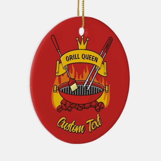 Grill Queen Keramikornament (Rechts)