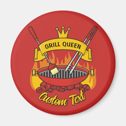 Grill Queen Magnet (Vorne)