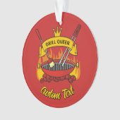 Grill Queen Ornament (Vorderseite)