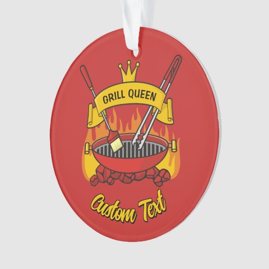 Grill Queen Ornament (Vorderseite)