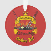 Grill Queen Ornament (Vorderseite)