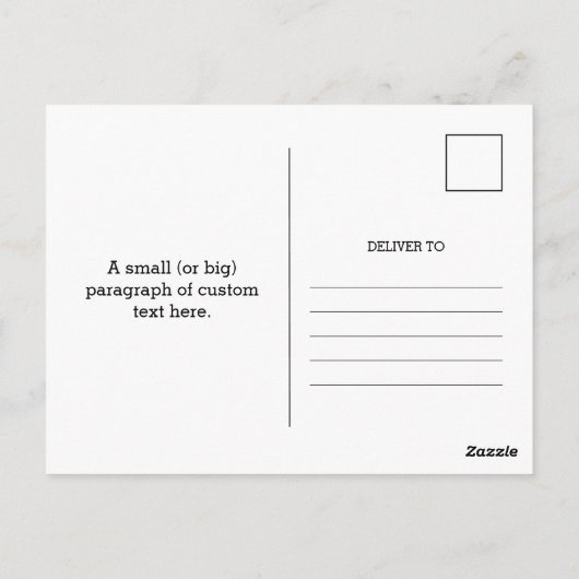 Grill Queen Postkarte (Rückseite)