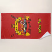 Grill Queen Strandtuch (Vorderseite)
