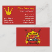 Grill Queen Visitenkarte (Vorne/Hinten)