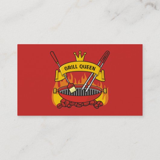 Grill Queen Visitenkarte (Rückseite)