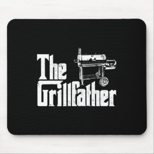 Grill-Räuchergerät und Grillkoch Grillvater Gegril Mousepad