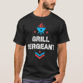 Grill Sergeant 4. Juli T-Shirt (Vorderseite)